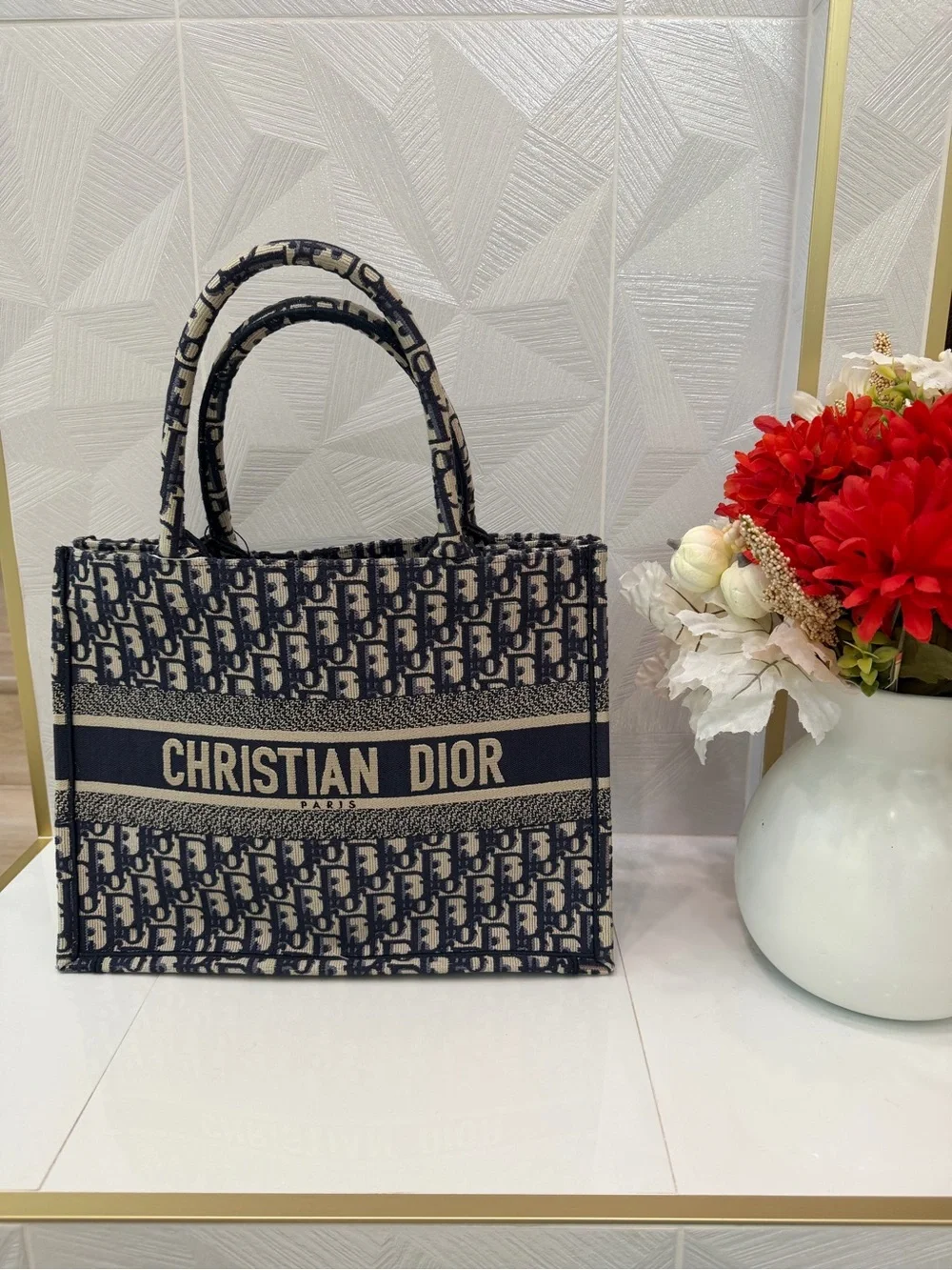 Authentic Dior Medium Book Tote
